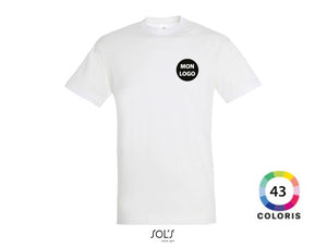 5 t-shirts Sol's Regent personnalisés