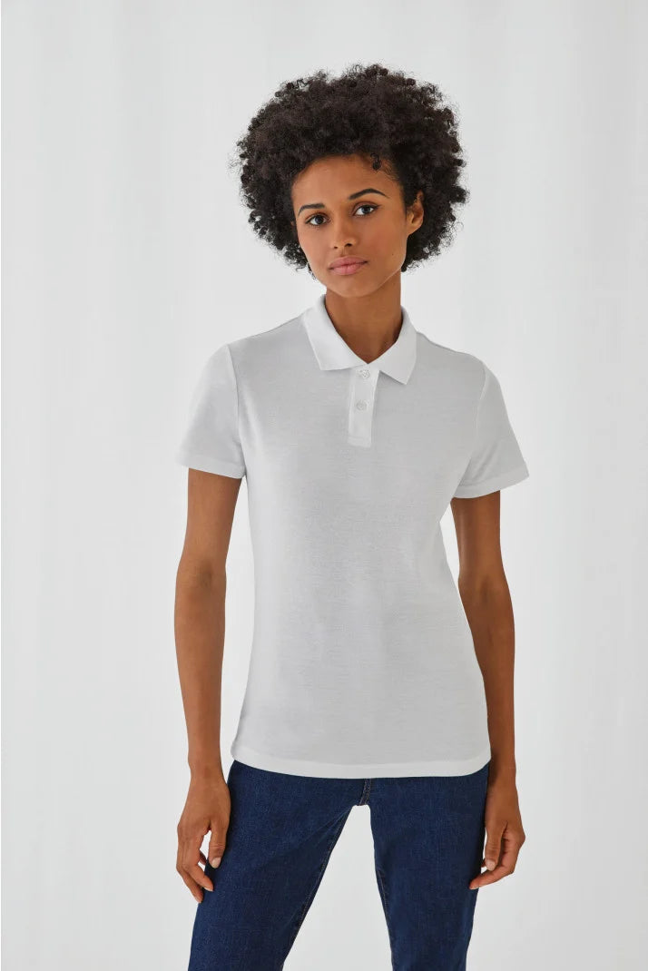 Polo femme maille piquée B&C ID001