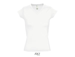 T-shirt femme col V Sol's Moon